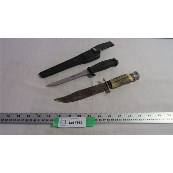 (2) Knives-one with rusty blade