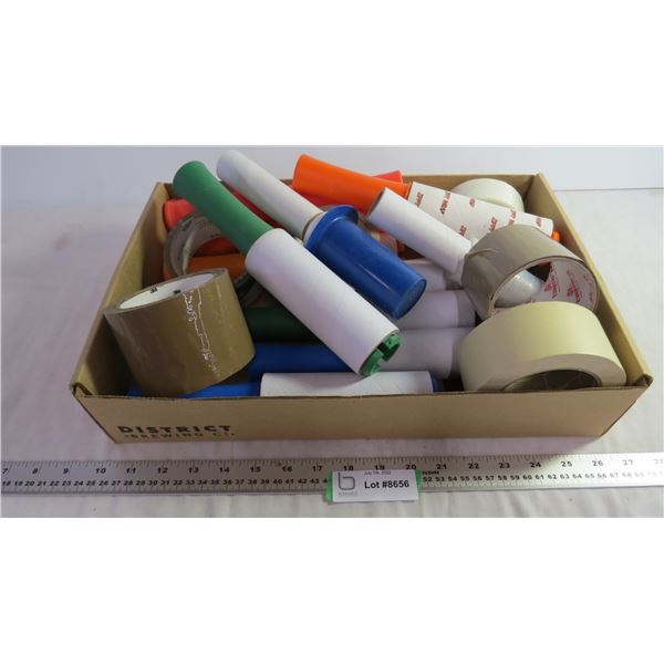 Plastic Shipping Wrap Handles, Tape