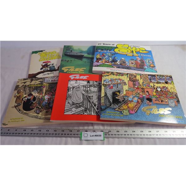 (6) Cartoon Books