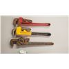 Image 1 : (3) Pipe Wrenches