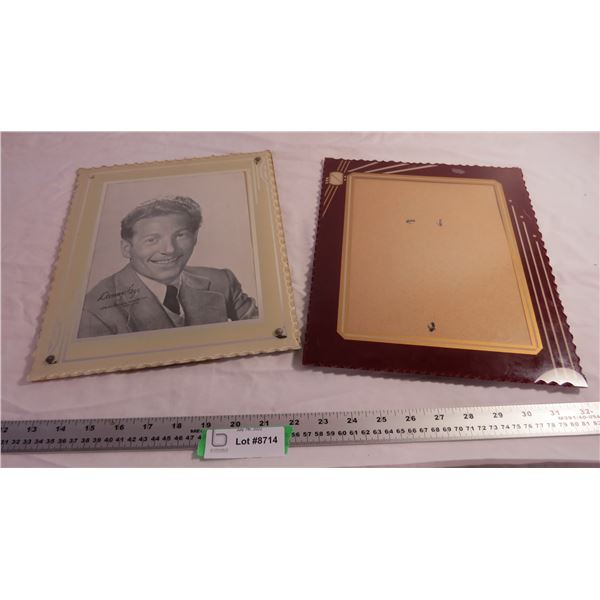 (2) Vintage Glass Frames-one missing a screw