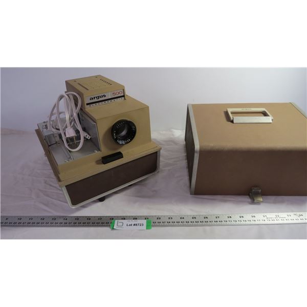 Argus Filmstrip Projector-working