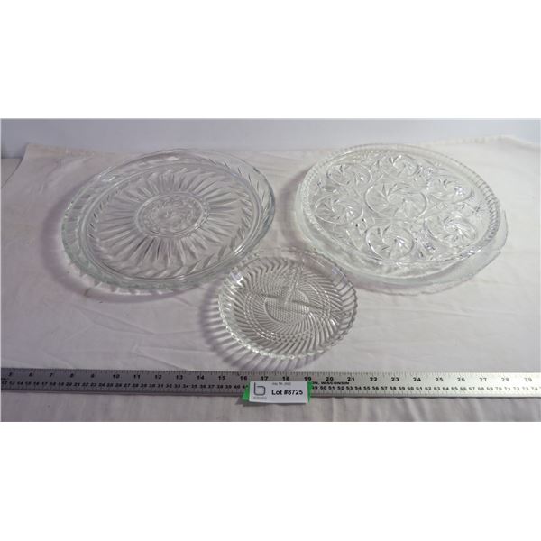 Glass Serving Platters