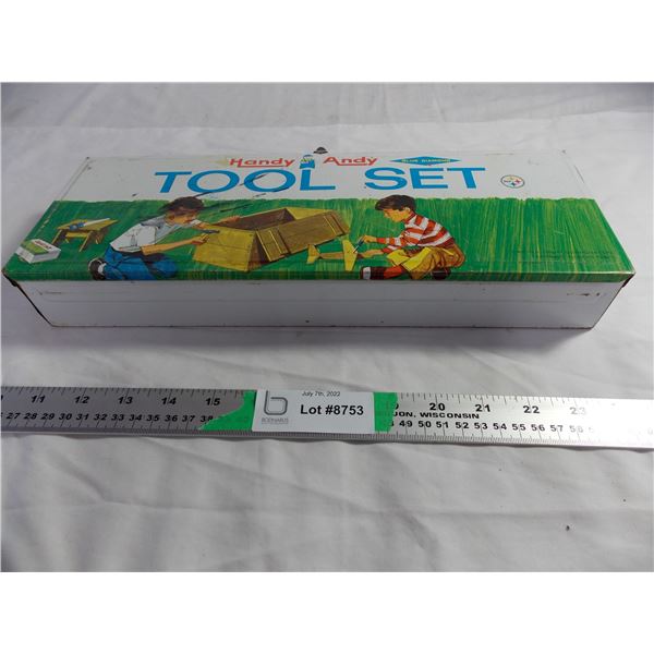 Handy Andy Tool set metal box - empty