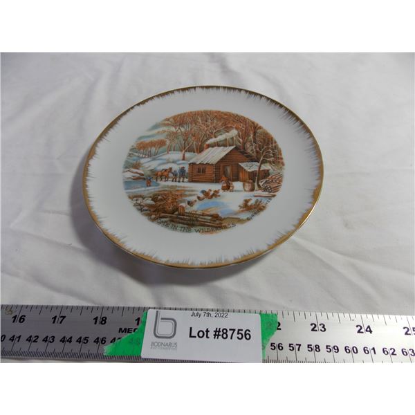Home in the Wilderness decorative plate
