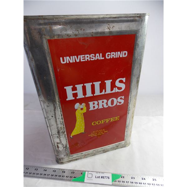 20lb. Hills Bros Coffee Tin