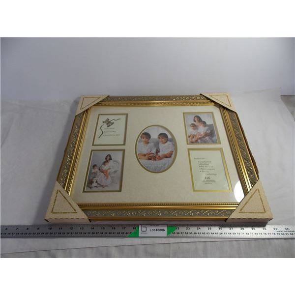 Wood Frame With room for 5 Pictures