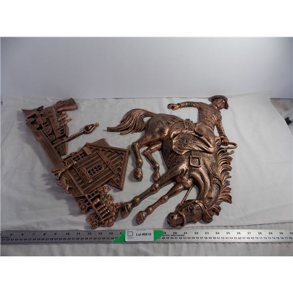 Faux Copper wall art