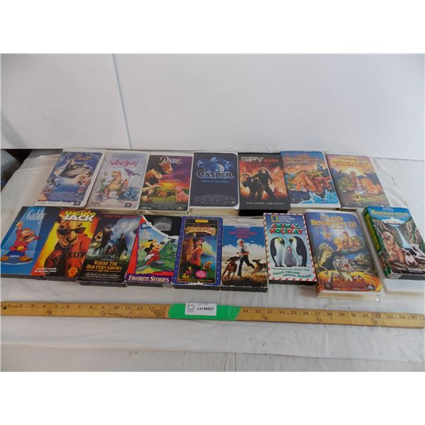 Assorted Kids VHS movies