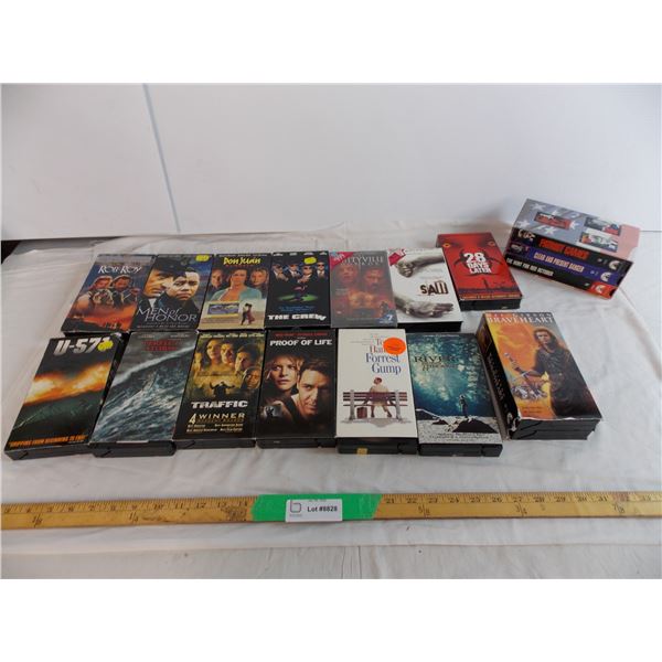 Assorted action VHS movies