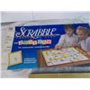 Image 2 : Scrabble MB game with wooden checkers board and bingo