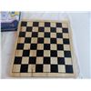Image 5 : Scrabble MB game with wooden checkers board and bingo