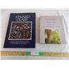 Image 1 : Stained glass and hollow form glass books