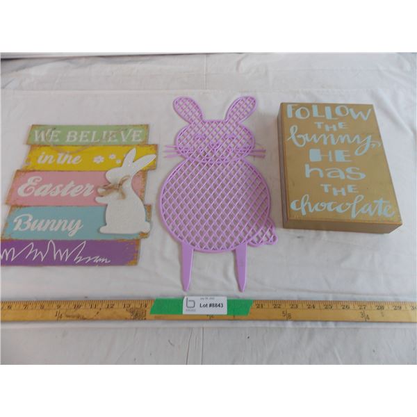 Easter and bunny decorations