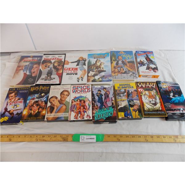 Assorted movies VHS
