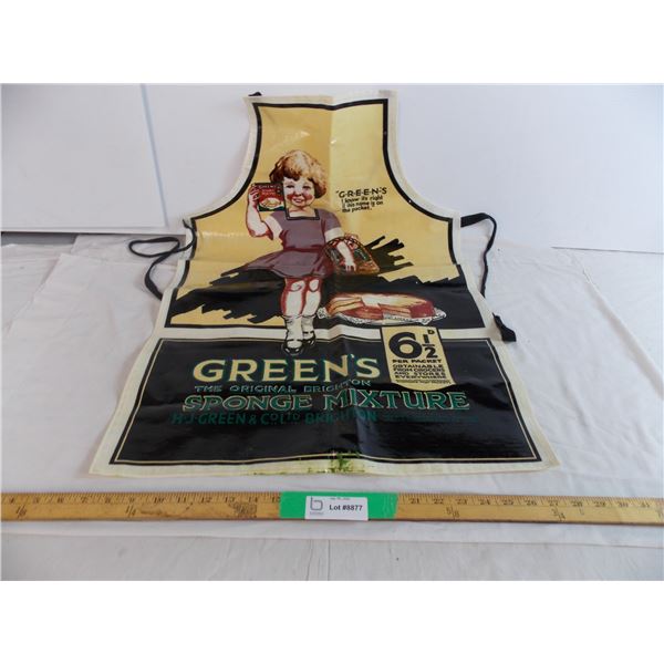 Green's Sponge Mixture plastic apron