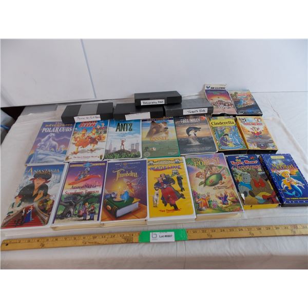 Assorted VHS kids movies