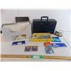 Image 1 : Assorted office supplies and folders