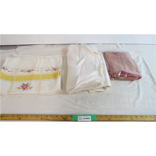 (3) Assorted Table Cloths
