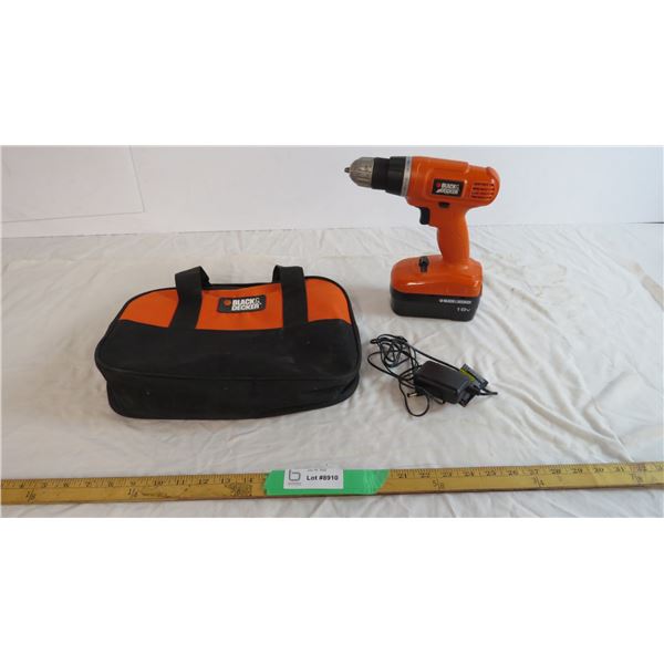Black and Decker DRill with bag
