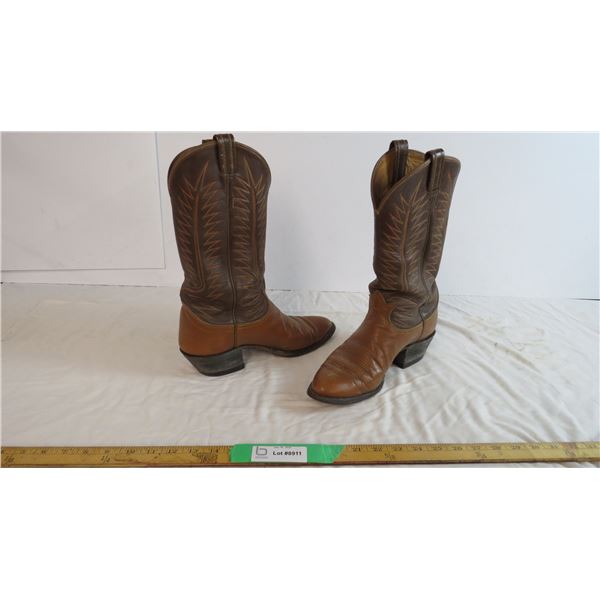Cowboy Boots - size: heel to toe measures 10.5"