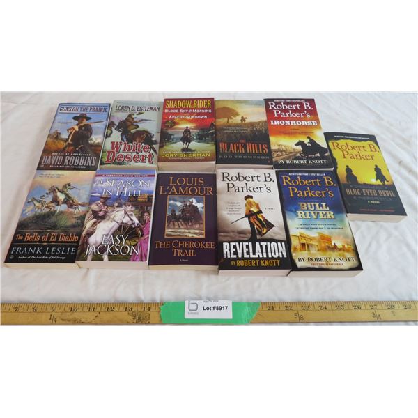(11) Assorted cowboy books