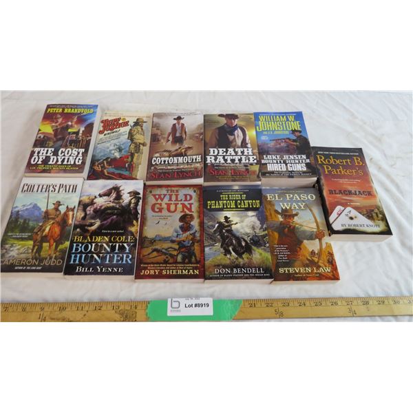 (11) Assorted cowboy books