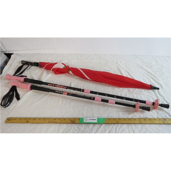 *Umbrella and Fittrek walking sticks