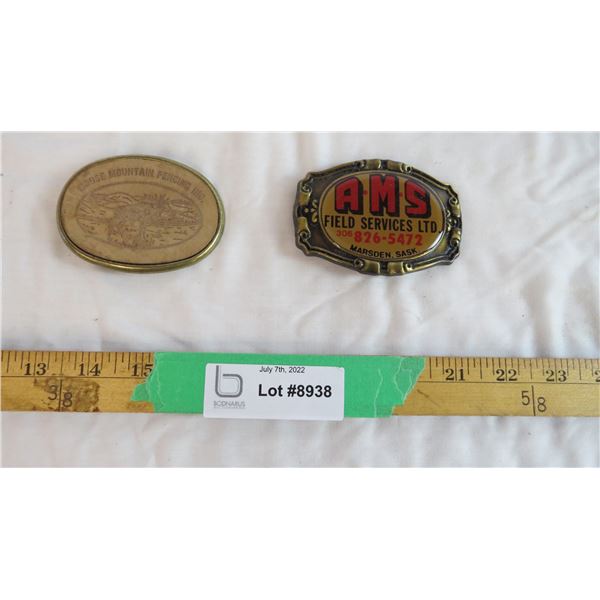 Moose mountain fencing belt buckle and AMS belt buckle