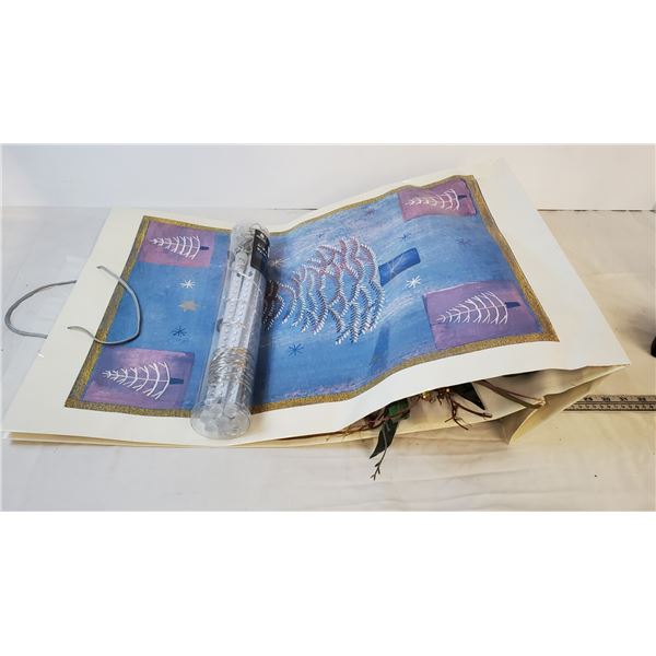 LED Spiral strips and fake plants in bag