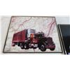 Image 2 : (2) semi trucks framed pictures