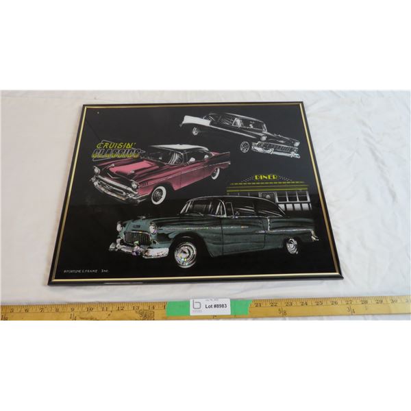 Cruisin' Classics framed picture