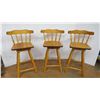 Image 1 : *3X the bid price – Bar stool chairs 34” tall