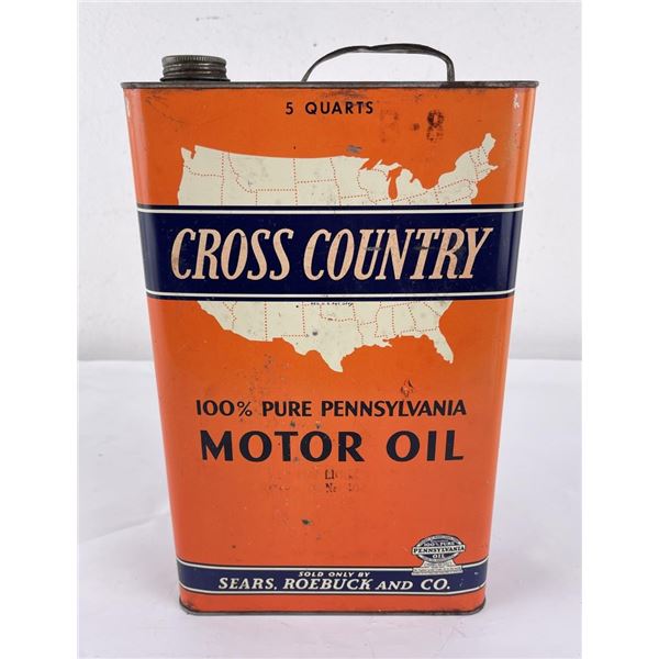 Cross Country Sears Roebuck Oil Can