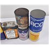 Image 4 : Collection of Oil Cans Texaco Exxon Arco RPM
