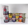 Image 1 : Collection of Oil Cans Havoline Rislone Union 76