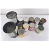 Image 8 : Collection of Oil Cans Havoline Rislone Union 76