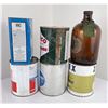 Image 2 : Group of Anti Freeze Oil Cans Conoco Dupont