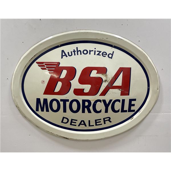 Authorized BSA Motorcycle Dealer Sign