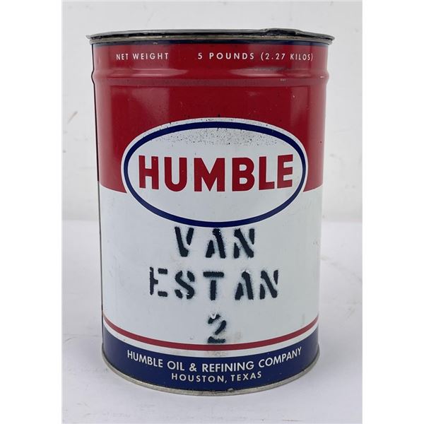 Humble Oil Company Can