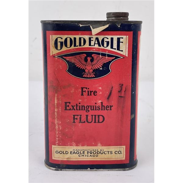 Gold Eagle Fire Extinguisher Fluid Can