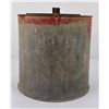 Image 2 : Galvanized Oil Can Converted to Fish Bait Bucket