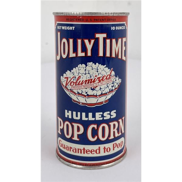 Jolly Time Pop Corn Tin Can