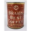 Image 1 : Braid's Best Coffee Tin Can Canada
