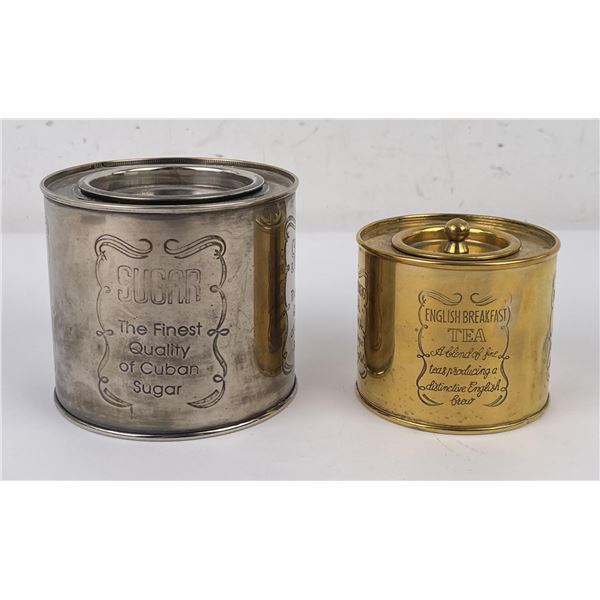 Cuban Sugar English Breakfast Tea Tin Cans