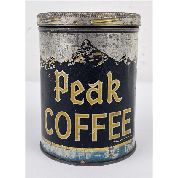 Peak Coffee Tin Can