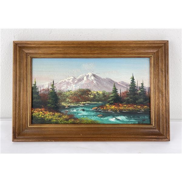 Ernest Nast Oil on Board Painting