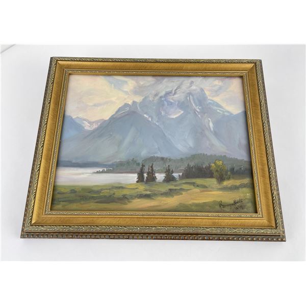Nordstrom High Mountain Lake Oil Painting