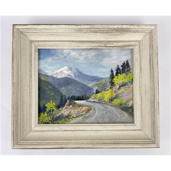George Peterson Oil on Board Painting