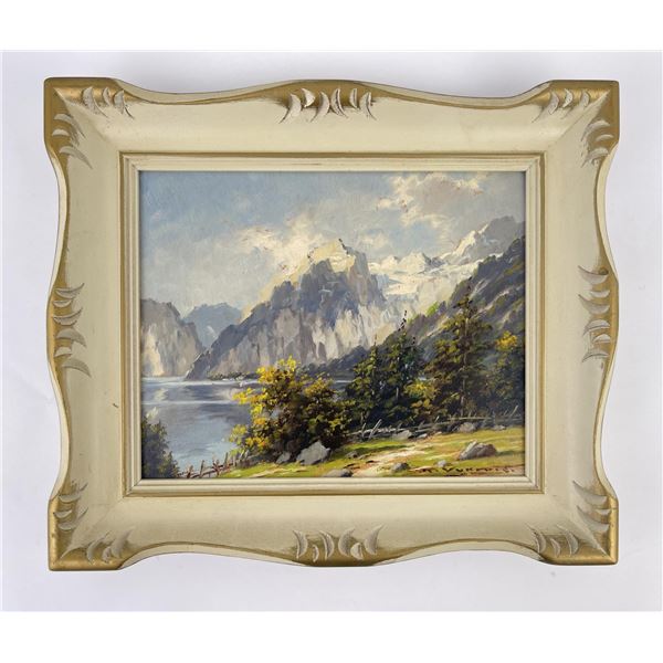 Keist Vakovic Oil on Board Painting